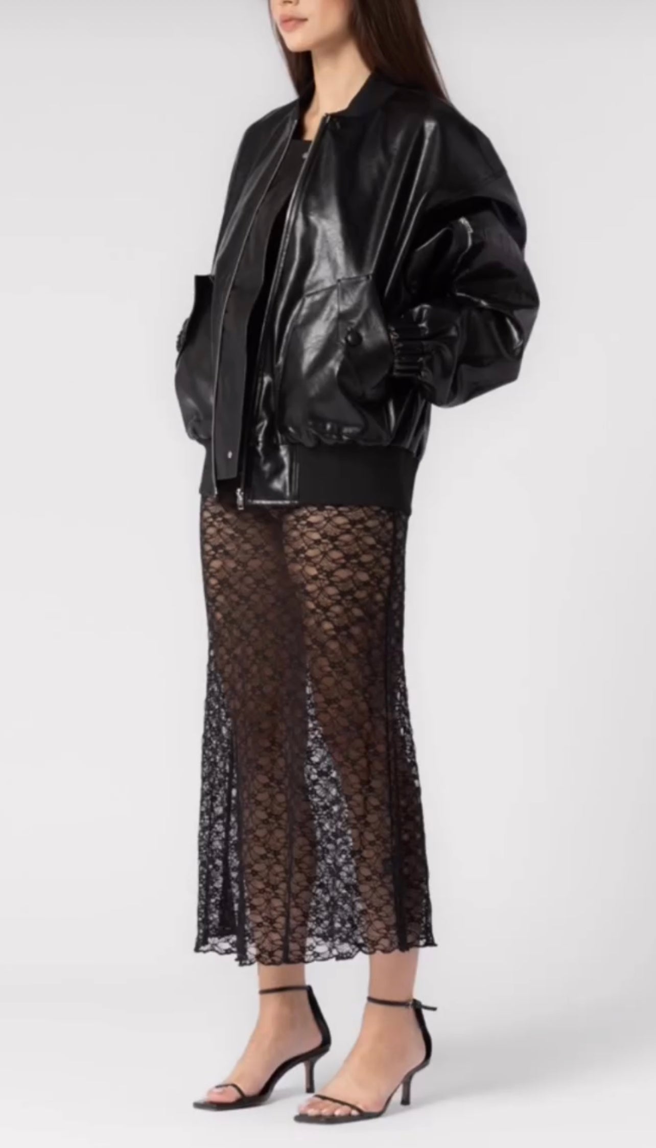Alex Leather Bomber