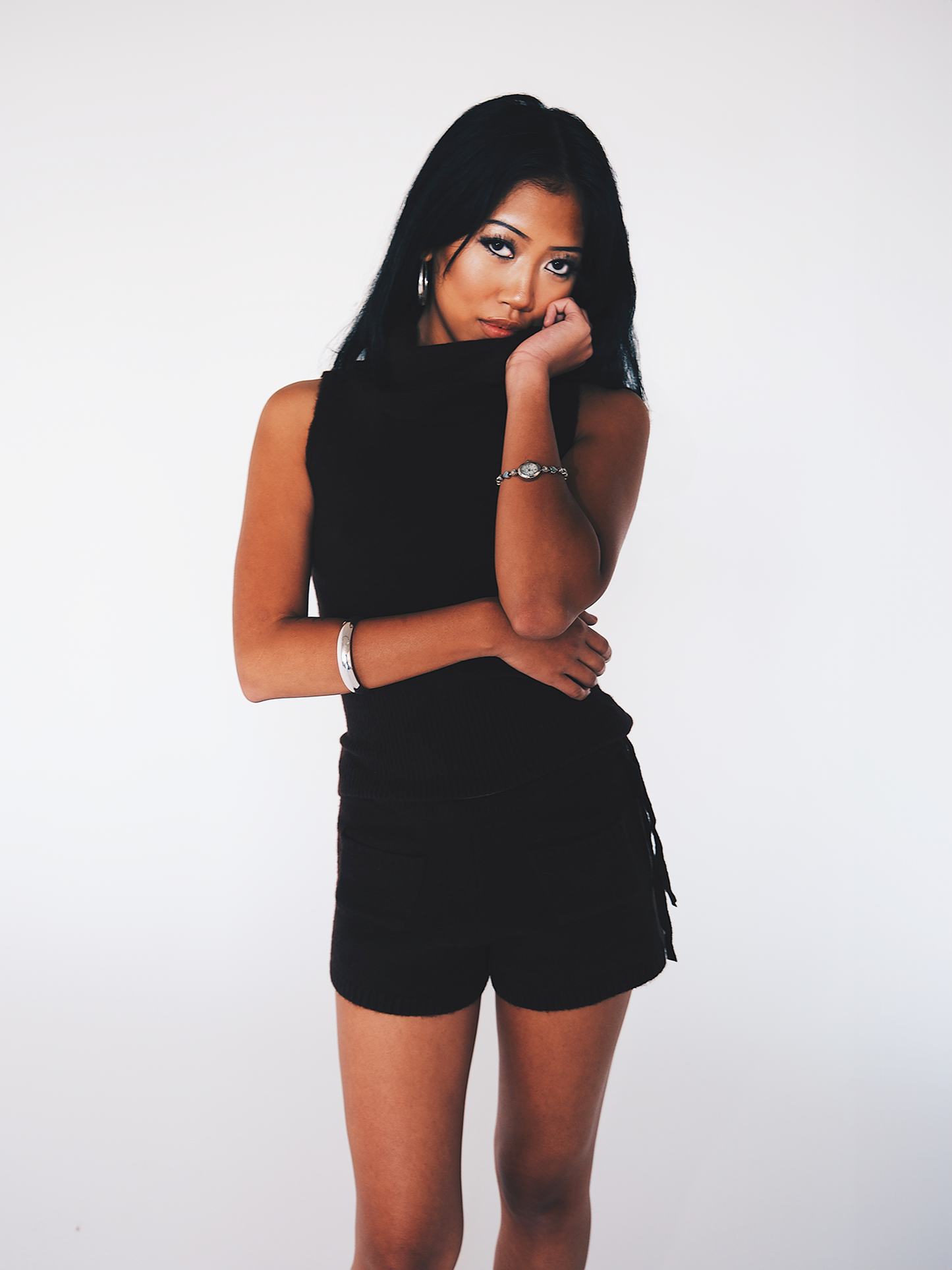 Ashtin Knit Mini Shorts